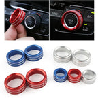 Air Condition Knob Trim Cover Ring for BMW GT X1 X3 X4 X5 X6 (2013-2018)