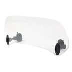 Adjustable Windshield Extension Spoiler Deflector for Motor Vehicle Clear