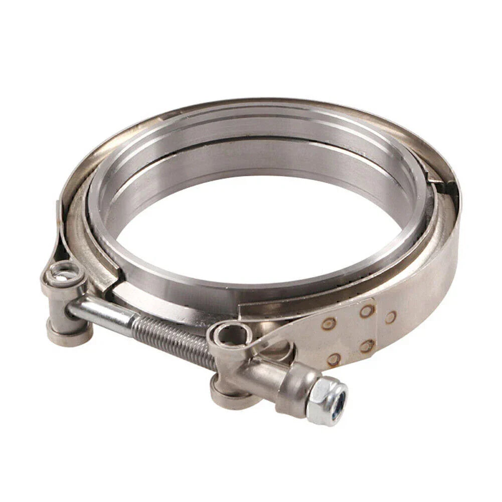 4'' V-Band Flange & Clamp for Turbo Exhaust Downpipes (Mild Steel)