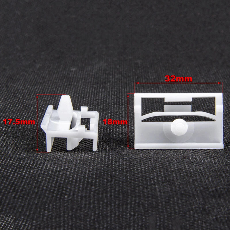 Set of 20 Car Side Skirt Trim Moulding Clips for BMW 3 Series (E36 E46 E90 E91)