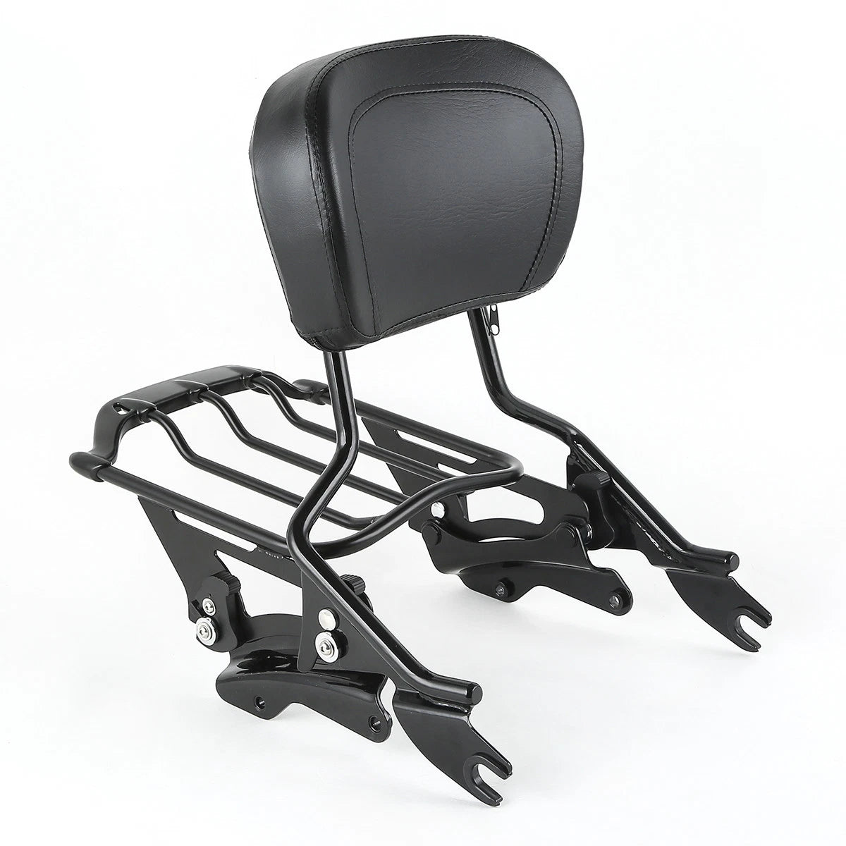 Sissy Bar Backrest Luggage Rack Docking Kit for Harley Touring (2014–2025)
