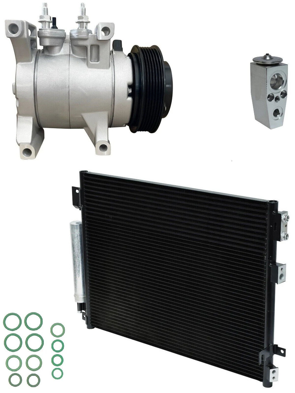 A/C Compressor Kit with Condenser for Chrysler 300 3.6L (2012–2014)