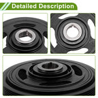 Harmonic Balancer Crankshaft Pulley for Honda Accord (2008–2012) Black
