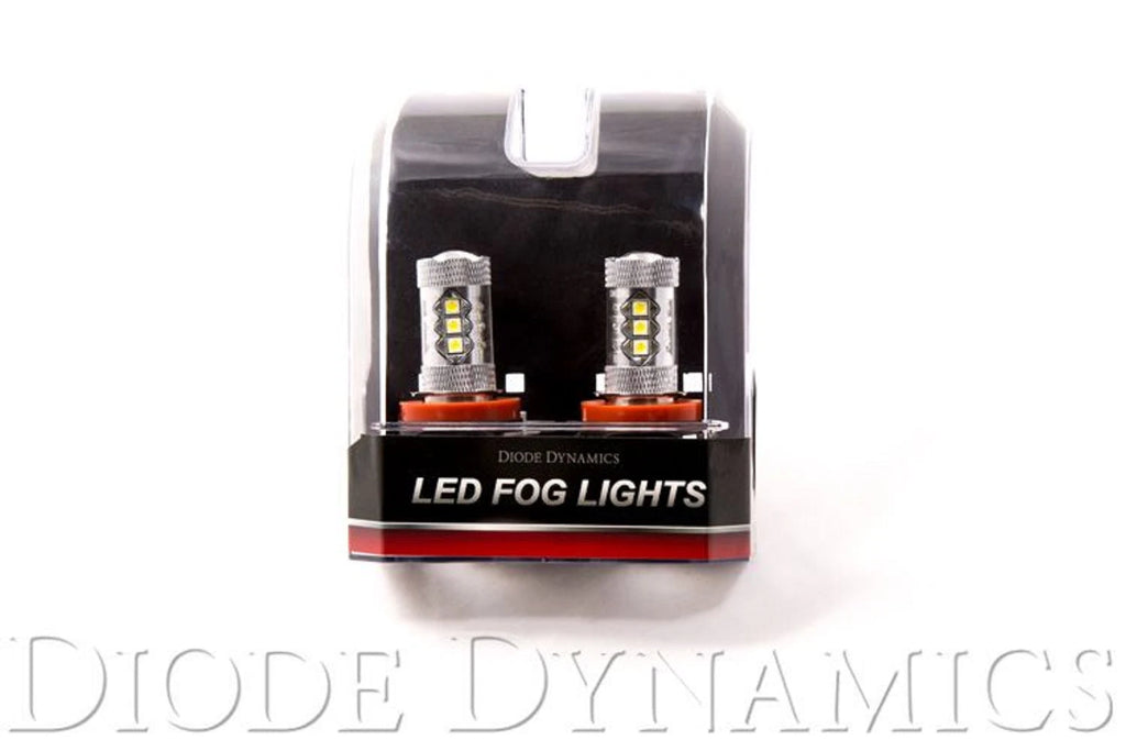 H11 LED Fog Light Bulbs XP80 White 6000K Made in USA for Diode Dynamics