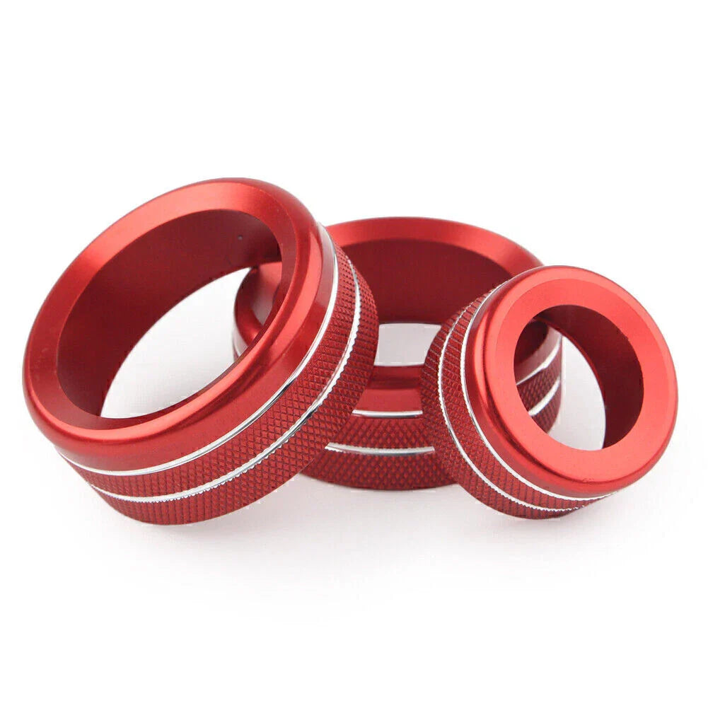 Air Condition Knob Trim Cover Ring for BMW GT X1 X3 X4 X5 X6 (2013-2018)