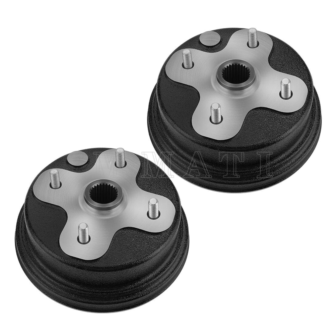 2pcs Brake Drums for Yamaha Timberwolf 250 4x4 (1994–2000) YFB250FW