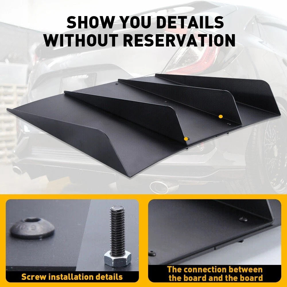 Bumper Spoiler Splitter Lip Rear Diffuser for Dodge Challenger Charger