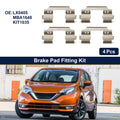 Brake Pad Fitting Kit for Nissan Note (2006–2012) No.LX0405 4Pcs