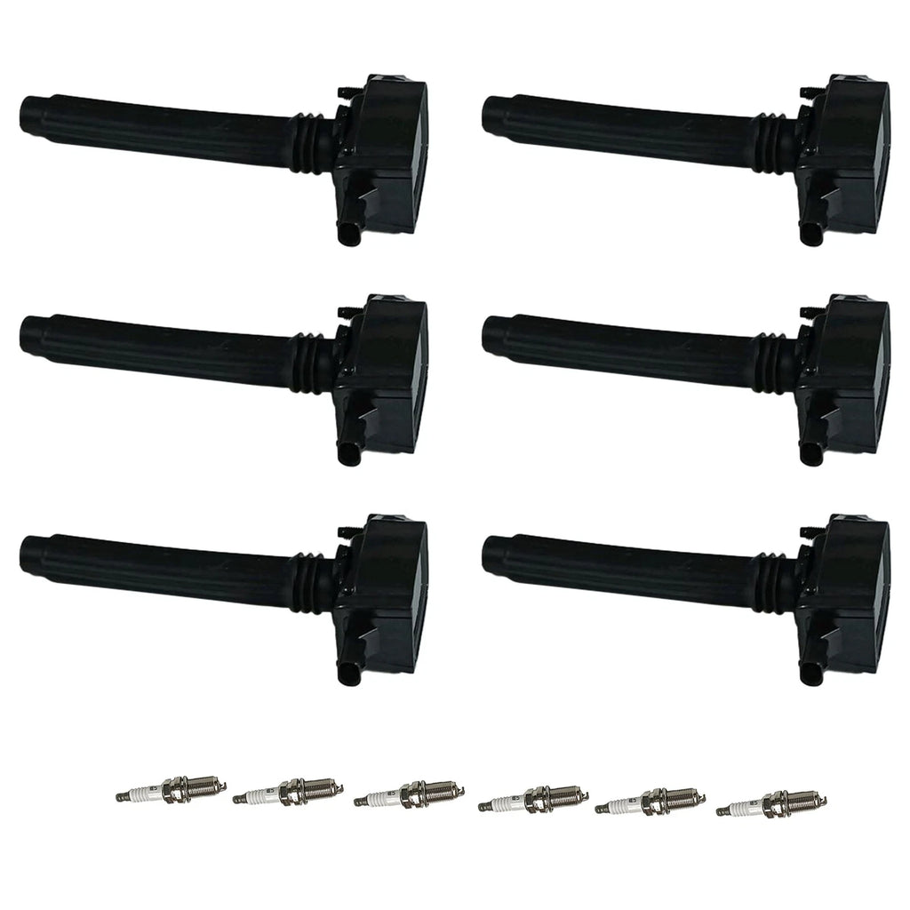 6X Ignition Coil & Iridium Spark Plug for Chrysler Jeep Dodge Ram (2011-2021)