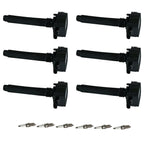 6X Ignition Coil & Iridium Spark Plug for Chrysler Jeep Dodge Ram (2011-2021)