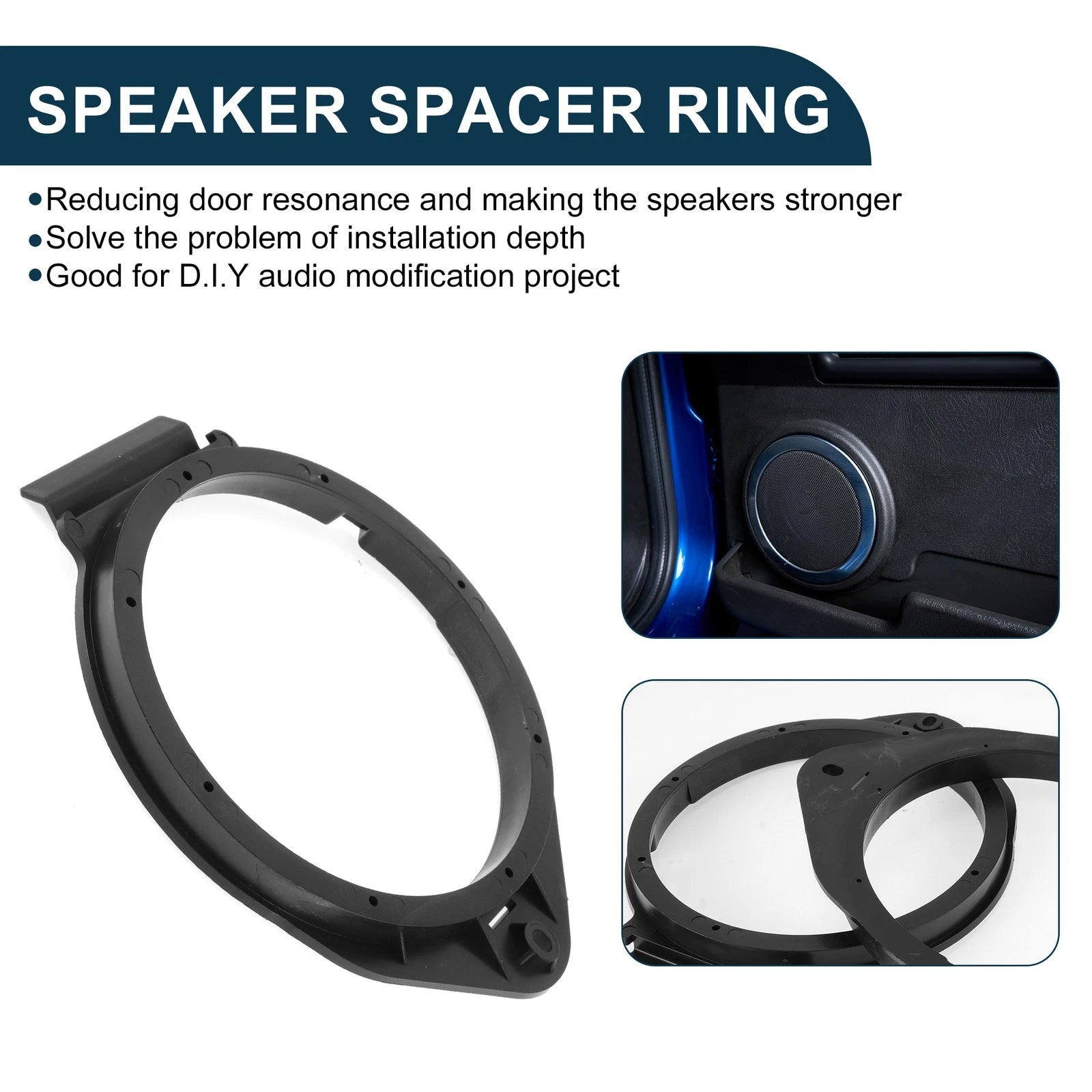 2X Speaker Spacer Ring Adapter for Buick Cadillac 