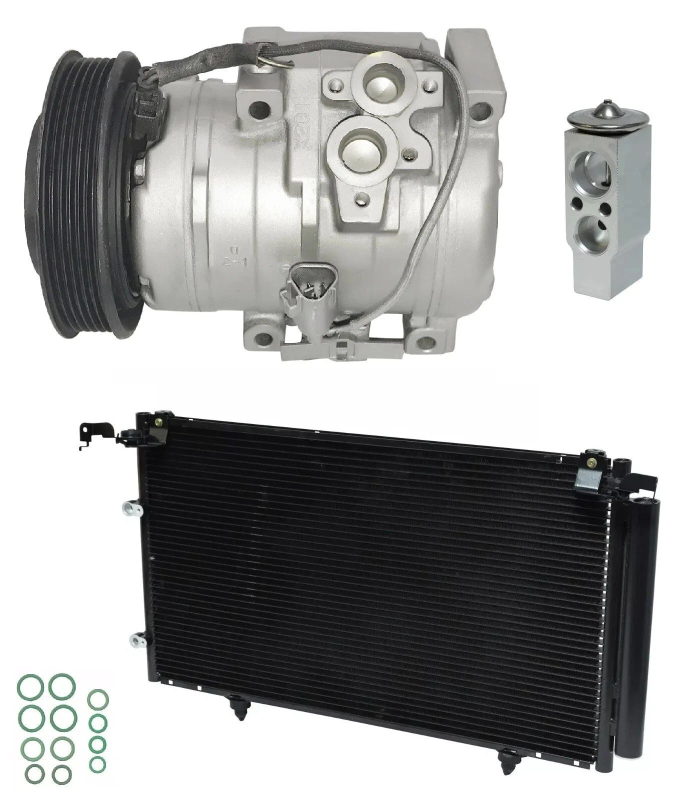 AC Compressor Kit With Condenser for Toyota Solara 3.3L (2004–2008)