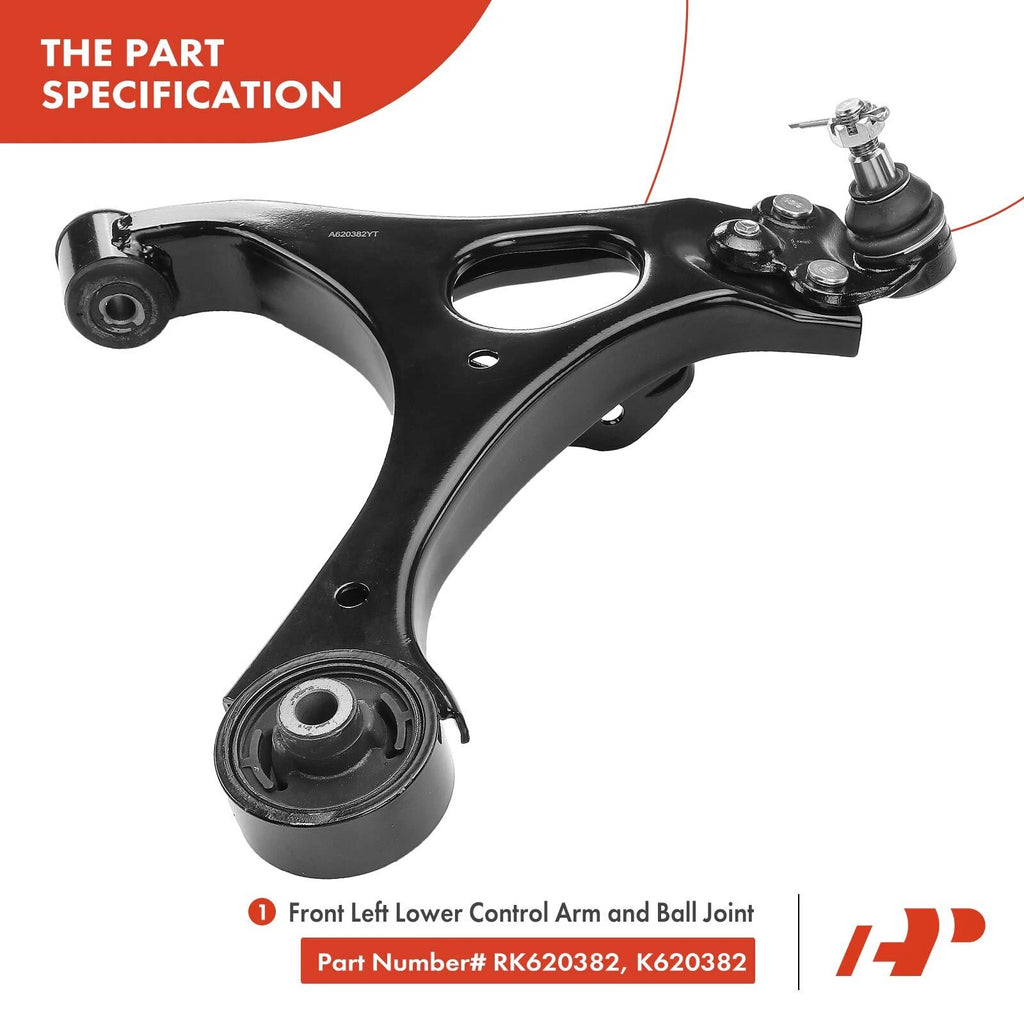 10x Front Lower Control Arm Tie Rod Sway Bar Link for Honda Civic (2006–2011)
