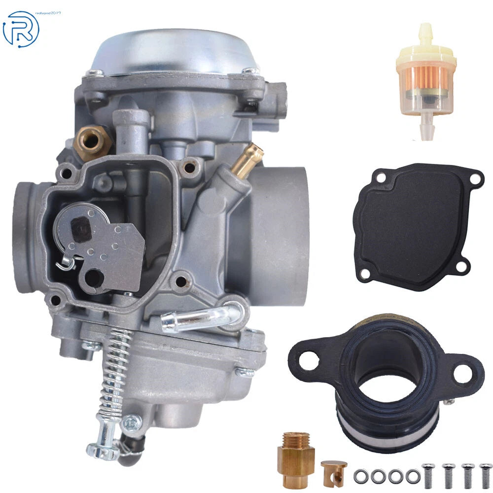 Carburetor and Boot Joint with Clamp for Polaris Magnum 325 330 (2000–2006)
