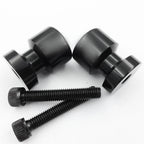 Black Swingarm Spools 8mm Thread for Honda CBR954RR (2002–2003)