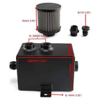 2L 10AN Oil Catch Can Reservoir Tank for Universal Applications (2010–2023)