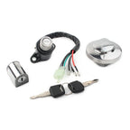 Ignition Switch Fuel Gas Cap Helmet Seat Lock Key Set for Honda Rebel 250 (1985-2016)