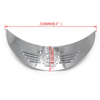 7" Headlight Visor for Harley XL, XLH, FXR, FX (Chrome)