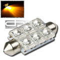5mm/6 High Flux 41mm Bright Amber LED Dome/Trunk Light Bulb for