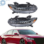 Pair of LED Headlights for Honda Accord Hybrid Touring (2018–2020)