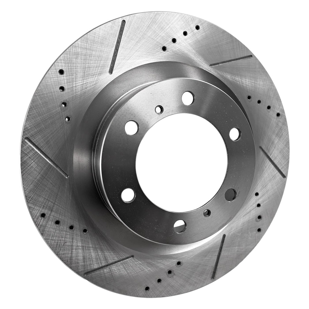 Set of 2 Front & Rear Brake Disc Rotors for Jeep Grand Cherokee, Dodge Durango