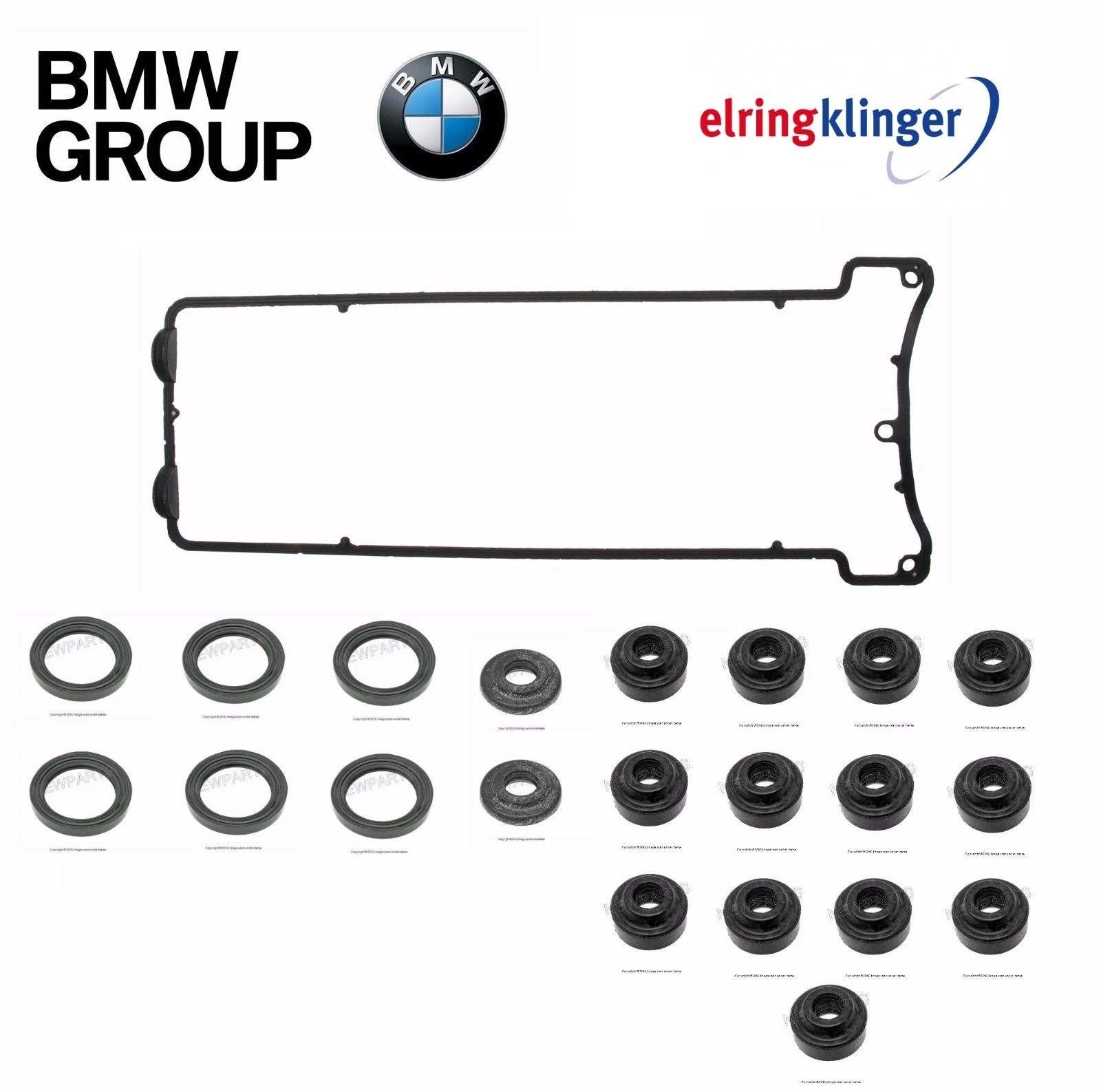 Engine Valve Cover Gasket Kit for BMW E36 E46 E85 E86 (1992–2006) OES 11127832034