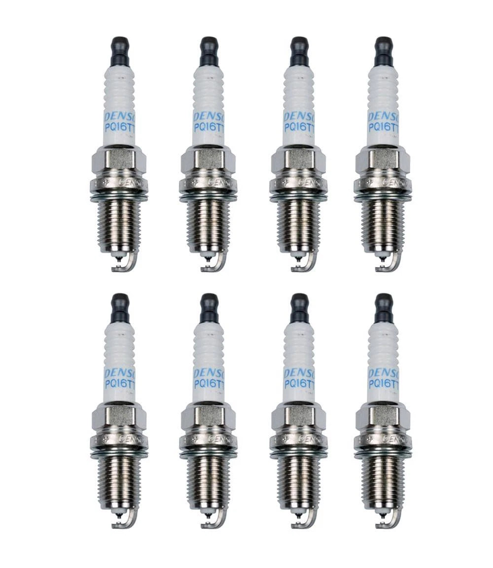 Set of 8 Denso Platinum TT Spark Plugs (Gap 0.040) for