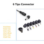 12V 30W Adjustable Power Supply Adapter + 6 x Tip Connectors for Various Models