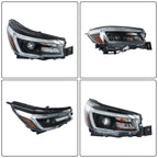 Right Side Headlight LED for Subaru Forester (2021) AFS Clear Lens Chrome