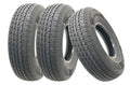 Set of 3 Trailer Tires ST205/90R15 10PR LR E - 11081