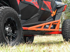 SuperATV Rock Slider Nerf Bars for Polaris RZR XP 4 1000 (2014–2023) - Orange
