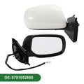Right Side Door Mirror for Toyota Yaris Hatchback (2012–2018) Manual Folding White