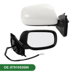 Right Side Door Mirror for Toyota Yaris Hatchback (2012–2018) Manual Folding White