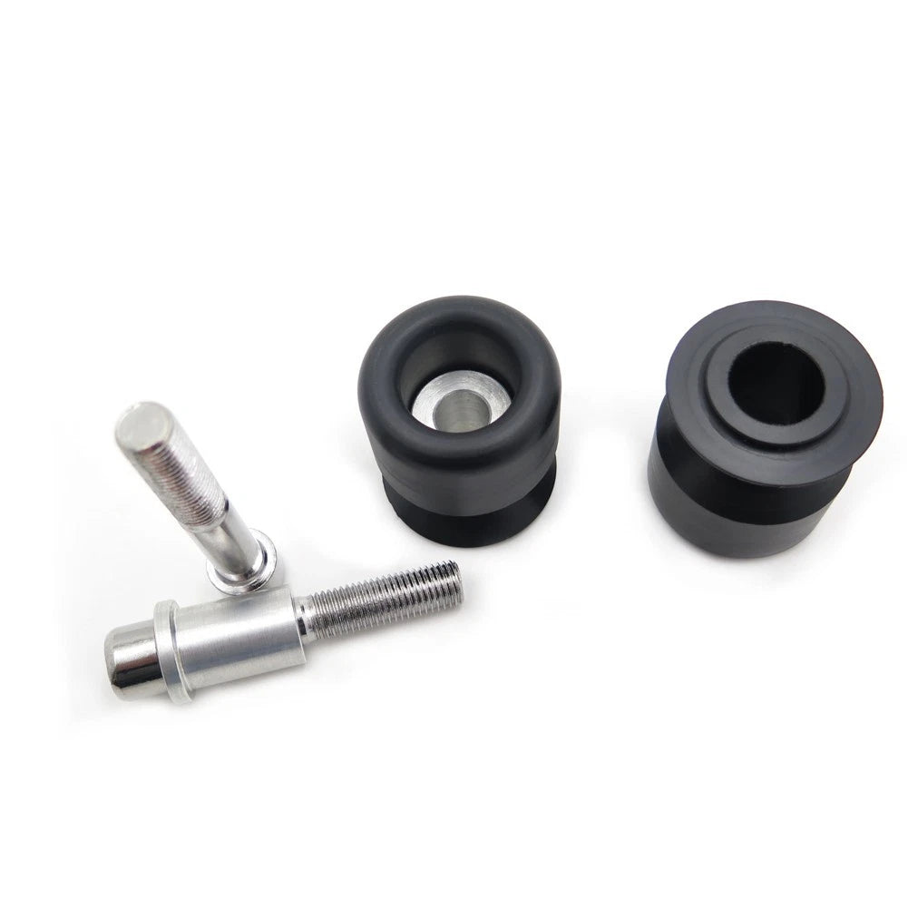 Black Swingarm Spools 10mm for Kawasaki Ninja Z1000, ER-6N, EX250F, EX650, ZRX1100