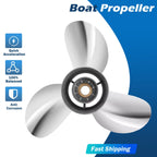 13.5x18'' Stainless Steel Propeller for Yamaha Outboard 50-130HP 15 Tooth