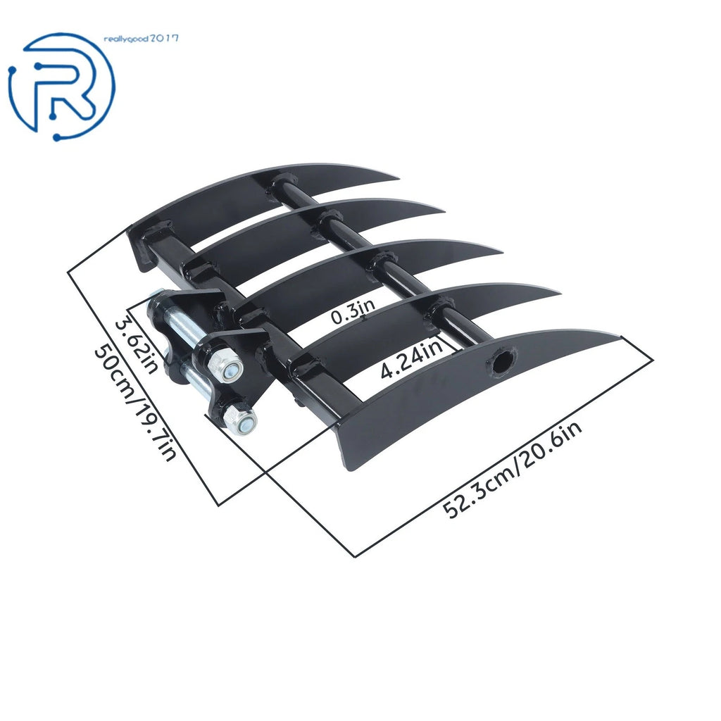 Rake Attachment for Mini Excavator (1 Ton to 1.5 Ton)