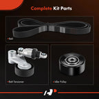 3X Serpentine Belt Drive Component Kit for Kia Sorento (2016-2018)