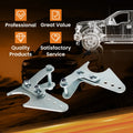 Adjustable Coilover Shock Mount Lower Brackets Kit for 3" Axle Tubes