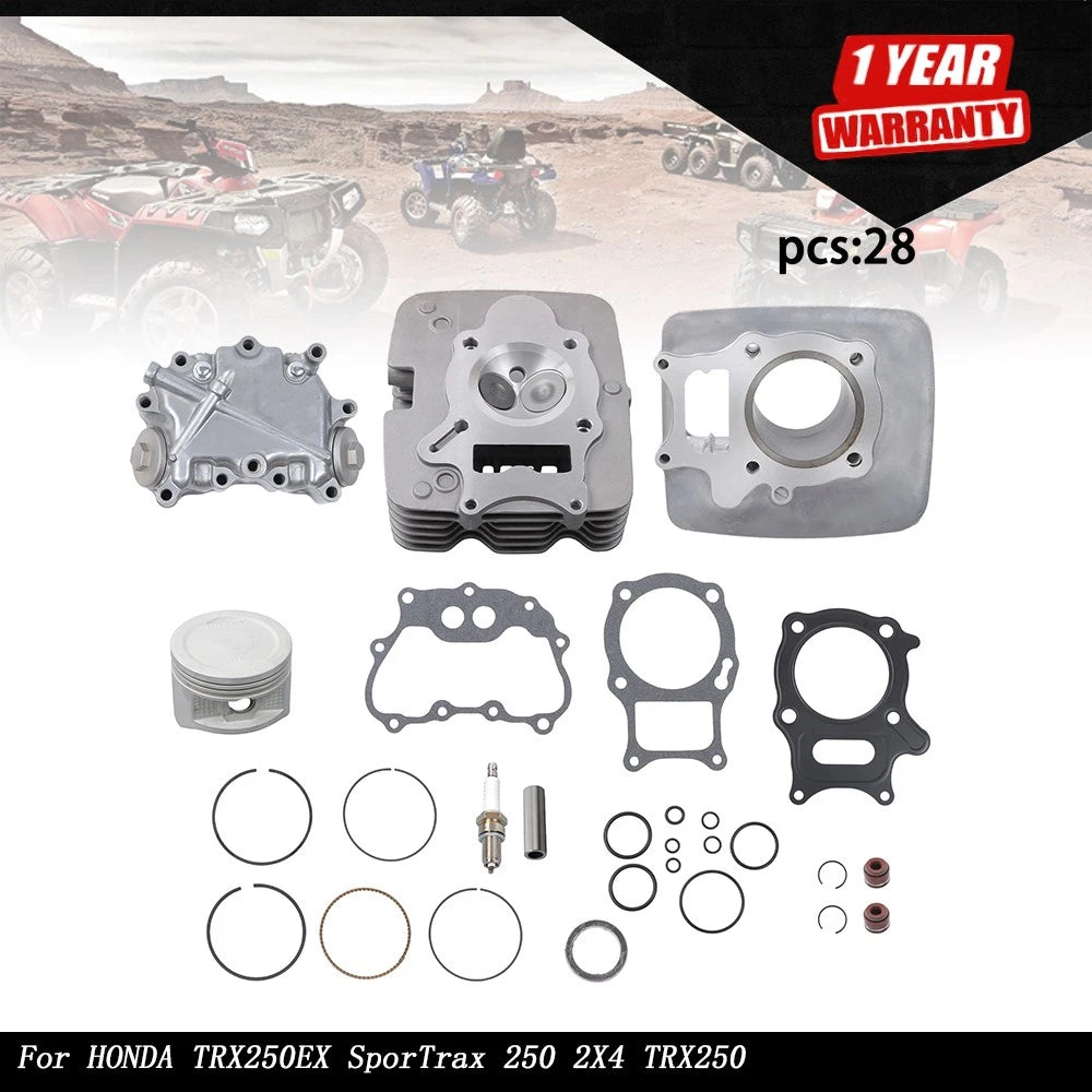 Complete Cylinder Gasket Kit for Honda TRX250 SporTrax 250 (2002–2016)