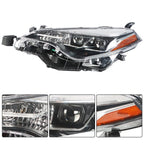 Headlight for Toyota Corolla (2017–2019) Driver Side Black