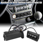 Set of 1 Auxiliary Upfitter Switch Panel Kit AL3Z-13D730-AA for Ford Super Duty (2017–2022)