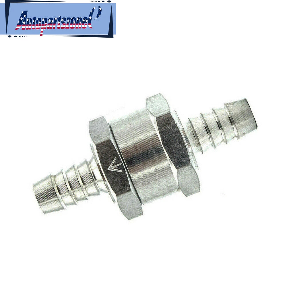 2X 8mm Aluminium Fuel Line One Way Non Return Check Valve for Petrol Diesel