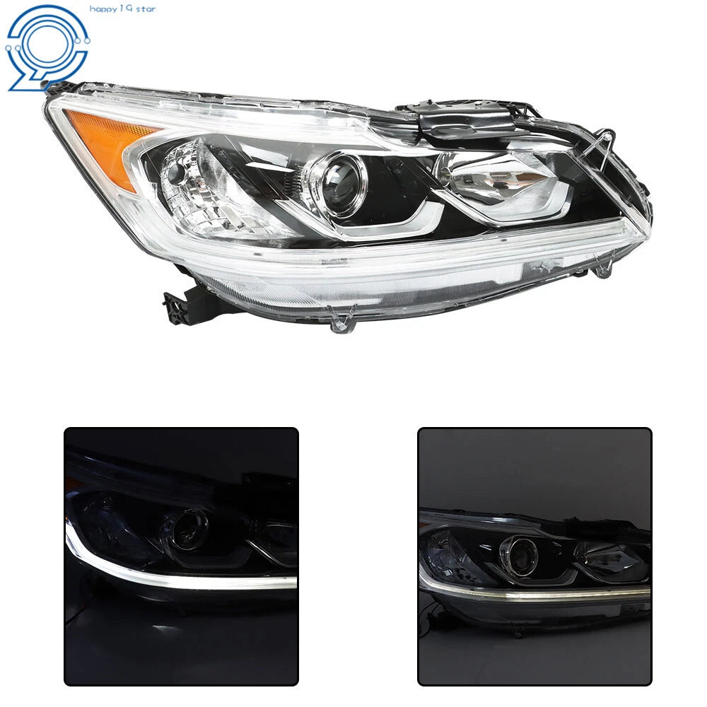 LED DRL Headlight Assembly for Honda Accord EX/EX-L/Sport Sedan (2016–2017)