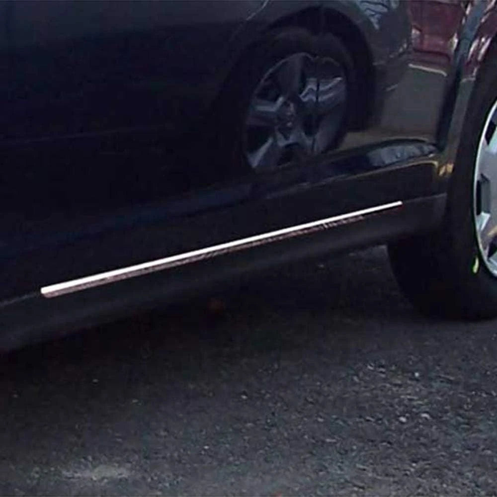 Luxury Chrome Lower Rocker Trim 2pc for 2007–2011 Nissan Versa Hatchback