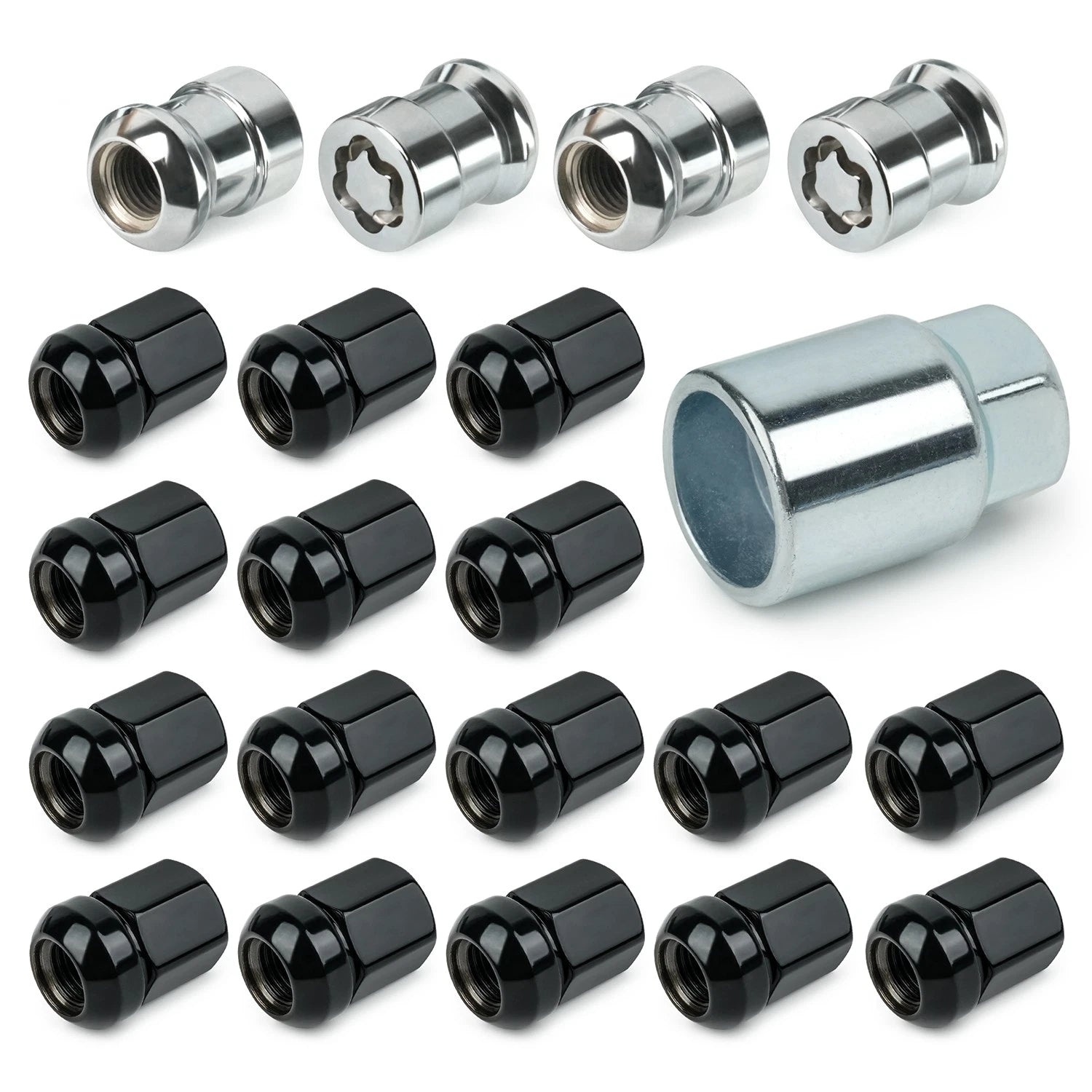 21Pcs Wheel Lock Set for Honda CR-V Accord Civic (2002–2023) 08W42-SCV-101
