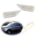 Clear Front Bumper Side Marker Lights for Honda Pilot (2006–2008)