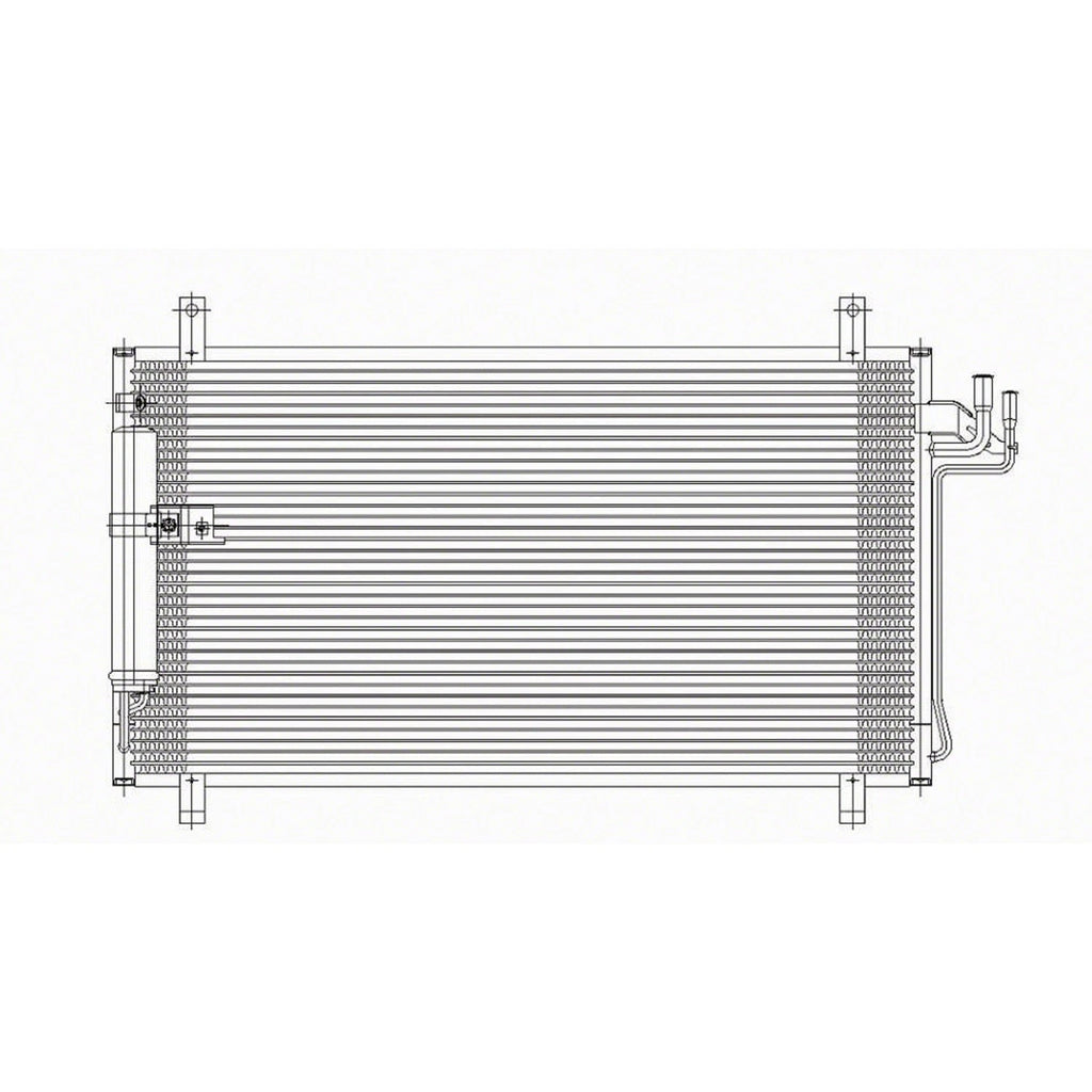 Replacement A/C Condenser w/Receiver Drier (See compatibility Chart)