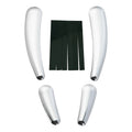Set of 4 Chrome Frame Inserts for Harley Davidson Softail Deluxe Slim (2008–2017)