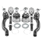 6x Front Ball Joint & Tie Rod End for Nissan Frontier Pathfinder Xterra (2005–2022)