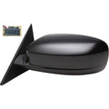 Replacement Ready to Paint Driver Power Door Mirror w/Heated Glass w/o Memory